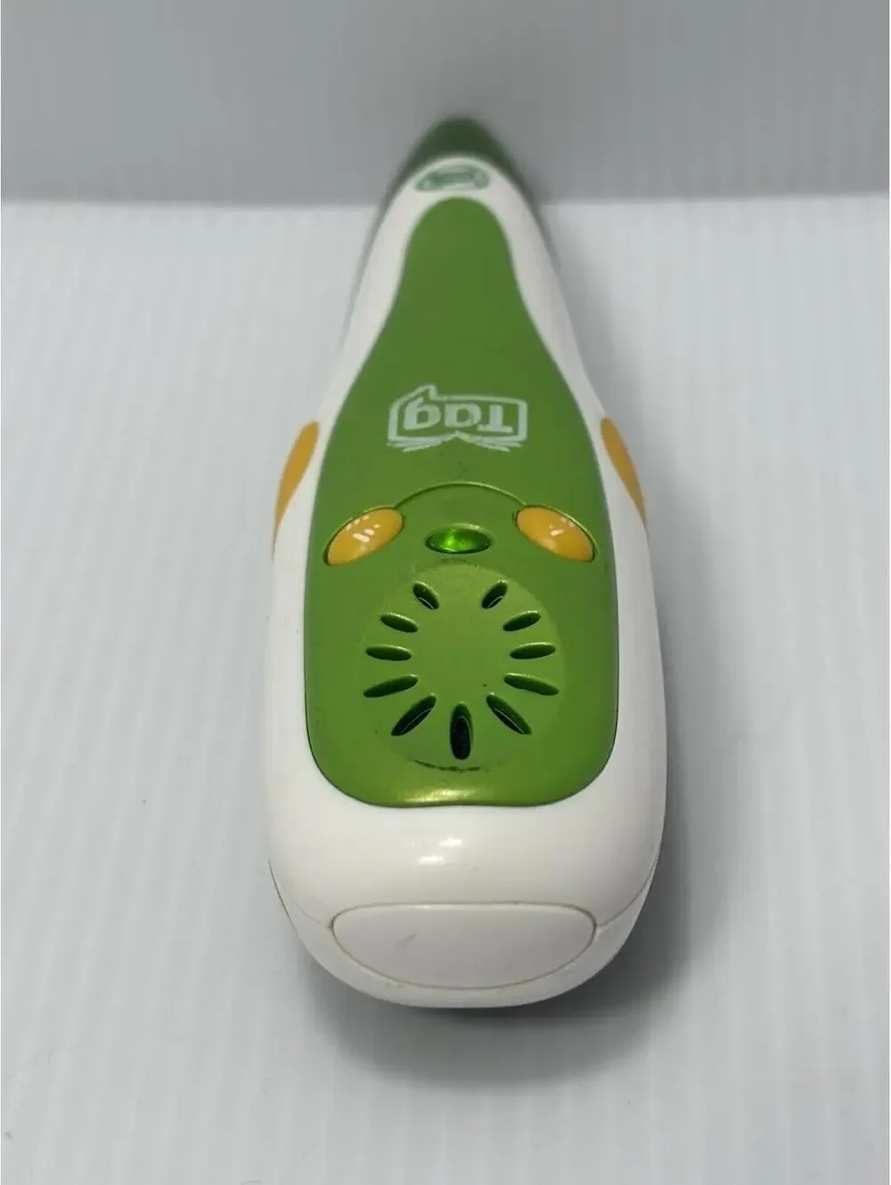 LeapFrog Tag Reading System Pen Green White Handheld Educational Toy GUC